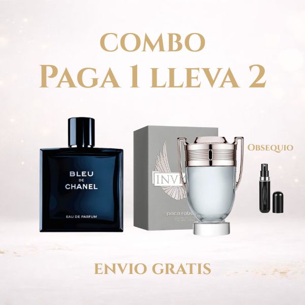 Kit 2 perfumes Invictus + Bleu