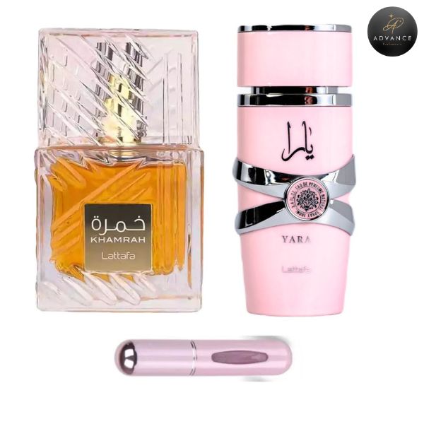 KIT 2 PERFUMES (KHAMRAH+YARA)