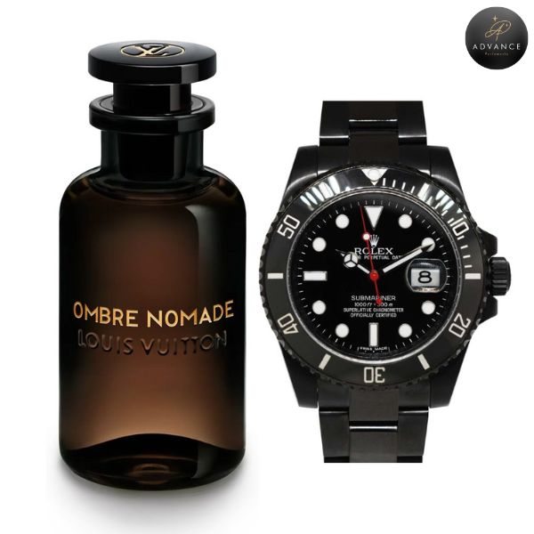 PERFUME OMBRE NOMADA + RELOJ NEGRO