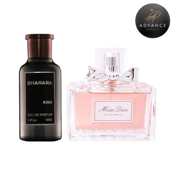 KIT 2 PERFUMES (MISS DIOR + BHARARA KING CAJA 100ML)
