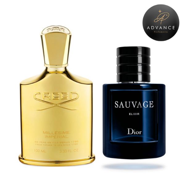 KIT 2 PERFUMES (IMPERIAL+SAUVAGE ELIXIR)