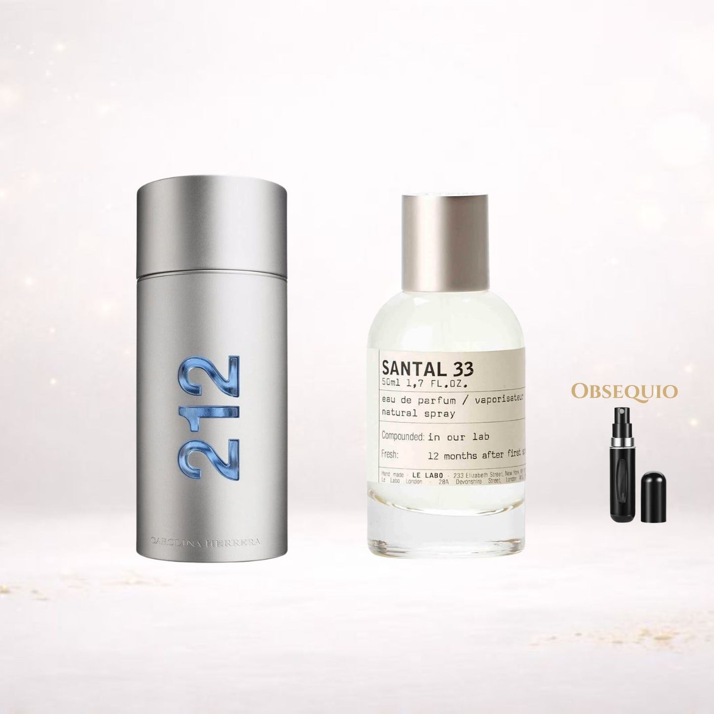 Kit Exclusivo 2x1 Santal 33 · 212 Men