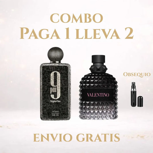Combo 9pm Night Oud + Valentino Born in roma + Obsequio