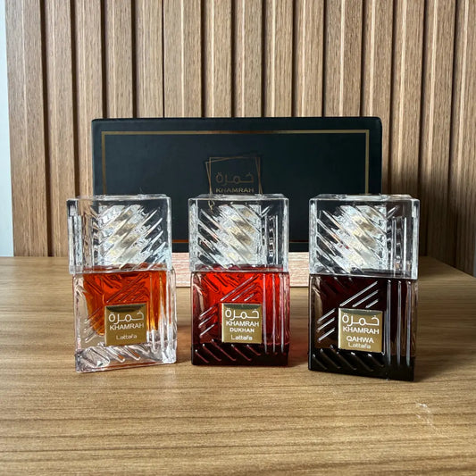 Set Khamrah Premium 3 x 30ml + OBSEQUIO