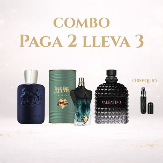 KIT 3 PERFUMES (LAYTON+VALENTINO+LEBEAUPARFUMLATA)