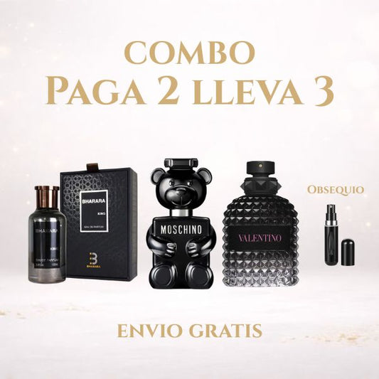 Kit 3 perfumes Bharara king + Toy Boy + Valentino Borninroma