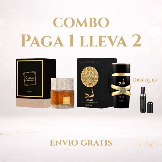 KIT 2 PERFUMES (KHAMRAH+ASAD)