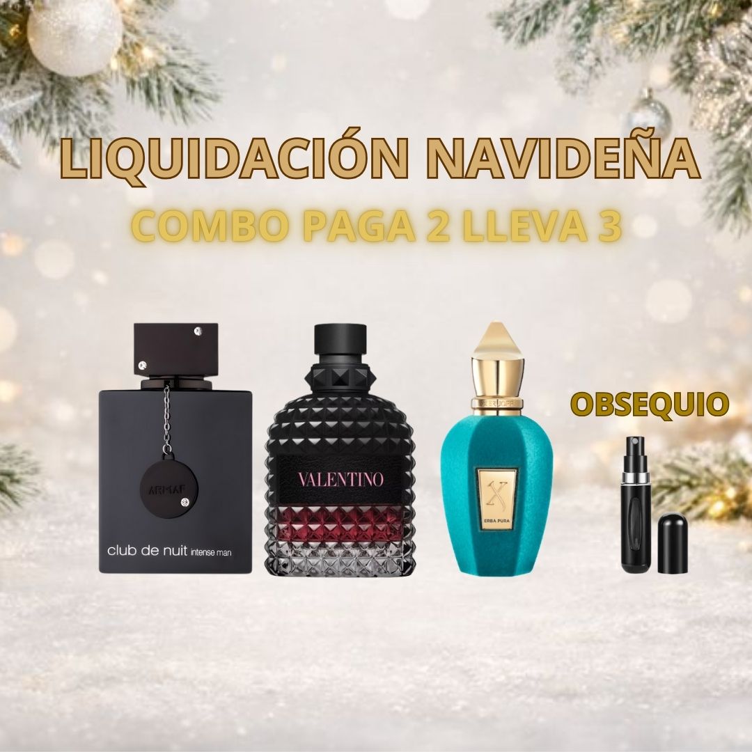 KIT 3 (VALENTINO INTENSE + CLUB DE NUIT + ERBA PURA)