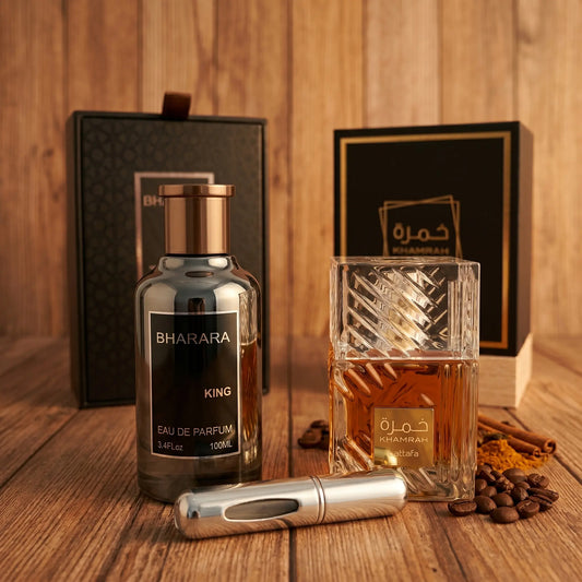 Kit Exclusivo 2x1 Khamrah · Bharara King