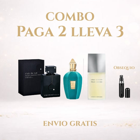 KIT 3 PERFUMES (ERBAPURAESTUCHE+ISSEYMEN+CLUBTHENUIT)