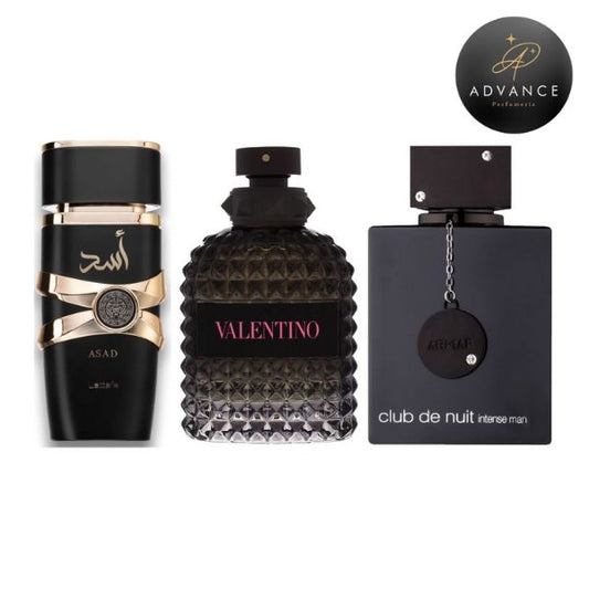 KIT 3 PERFUMES (ASAD+BORNINROMA+CLUB)