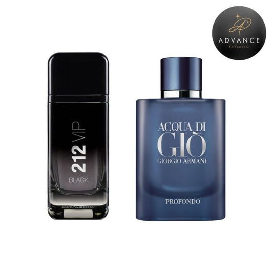 KIT 2 PERFUMES (VIPBLACK+PROFONDO)