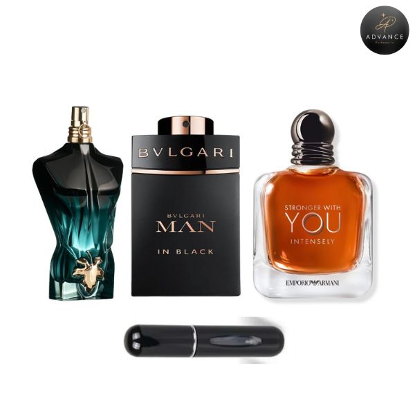 KIT 3 PERFUMES ( LebeauLeParfum + ManInBlack + Stronger)