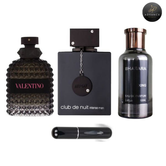 KIT 3 PERFUMES (BORNINROMA+CLUBNUIT+BHARARA)