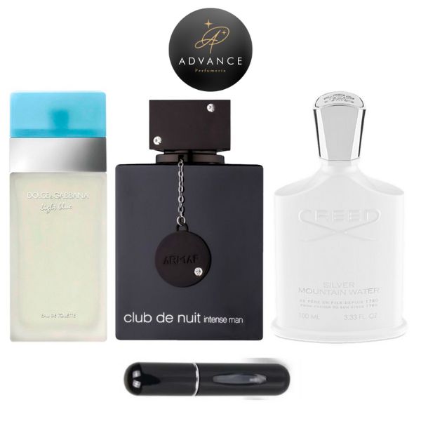 KIT 3 PERFUMES (LIGHTBLUEMEN+CLUBNUIT+SILVERMOUNTAIN)