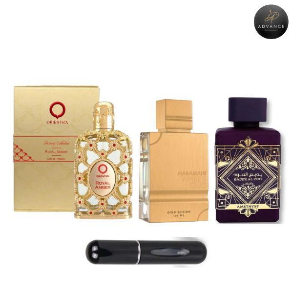 KIT 3 PERFUMES (ROYALAMBER+AMBERGOLD+AMETHYST))