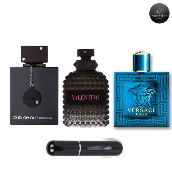 KIT 3 PERFUMES (EROS+CLUBNUIT+BORNINROMA)