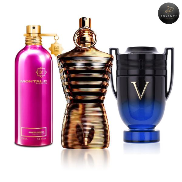 KIT 3 PERFUMES (ROSEMUSK+ELIXIRJP+VICTORYELIXIR)