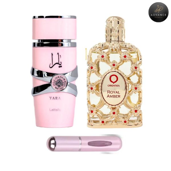 KIT 2 PERFUMES (YARA+ROYALAMBER)