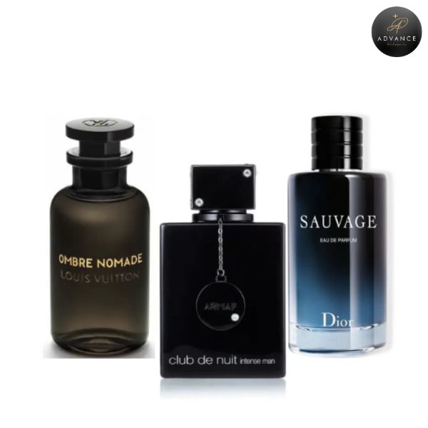 KIT 3 PERFUMES (OmbreNomade+ClubNuit+Sauvage)