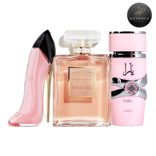 KIT 3 PERFUMES (BLUSH+COCO CHANEL+YARA)