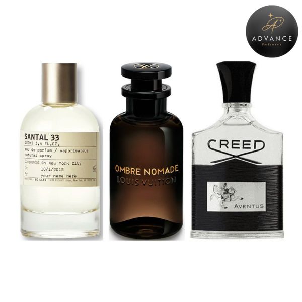 KIT 3 PERFUMES (SANTAL33+OMBRENOMADA+CREED)