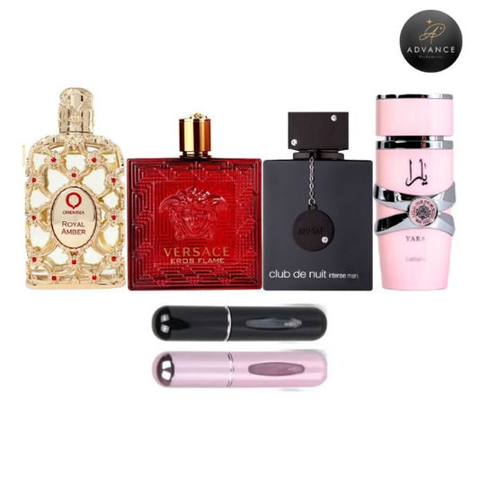 KIT 4 PERFUMES (ROYAL+FLAME+CLUBFULL+YARA)