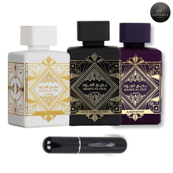 KIT 3 PERFUMES (OUDGLORY+AMETHYST+HONOR)