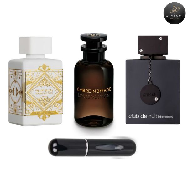 KIT 3 PERFUMES (HONOR&GLORY+OMBRENOMADA+CLUBNUIT)