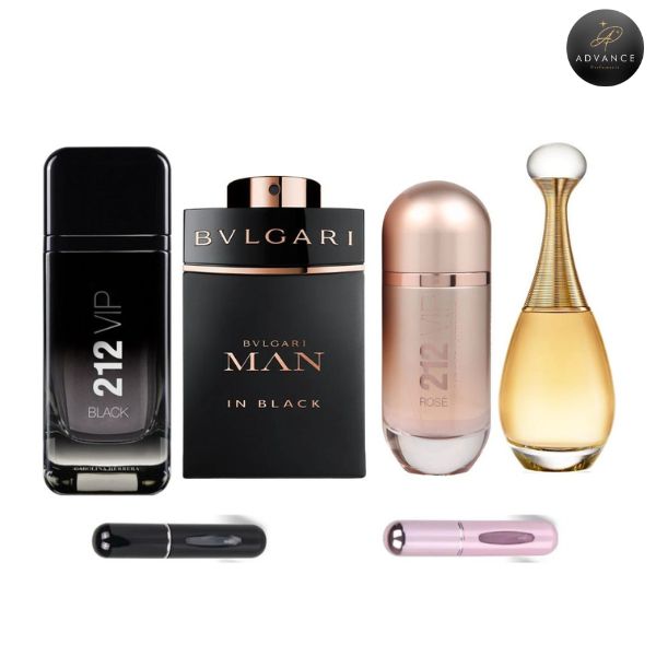 KIT 4 PERFUMES (VIPBLACK+MANINBLACK+212VIP+JADORE))