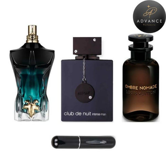 KIT 3 PERFUMES  (LEBEAUPARFUM+NOMADA+CLUBDENUIT 100ML)