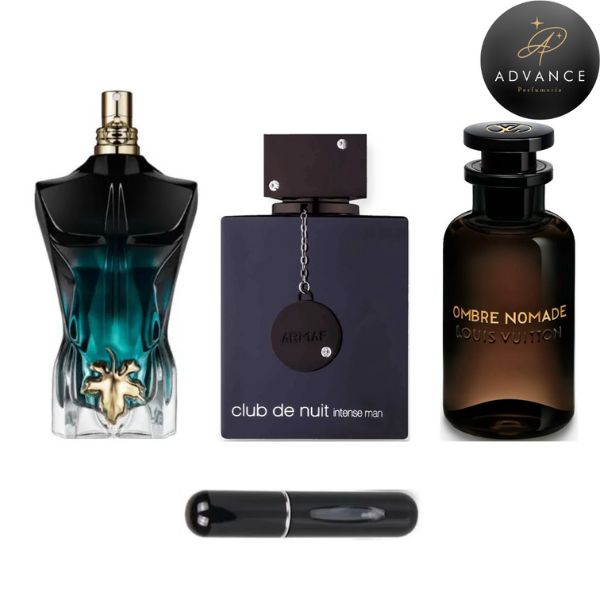 KIT 3 PERFUMES  (LEBEAUPARFUMCAJA+NOMADA+CLUBDENUIT 100ML)