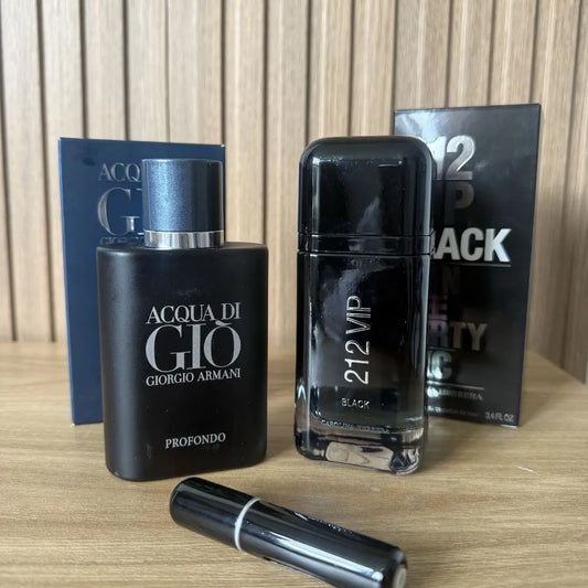 Combo Acqua Di Gio Profondo + 212 Vip Black + Obsequio