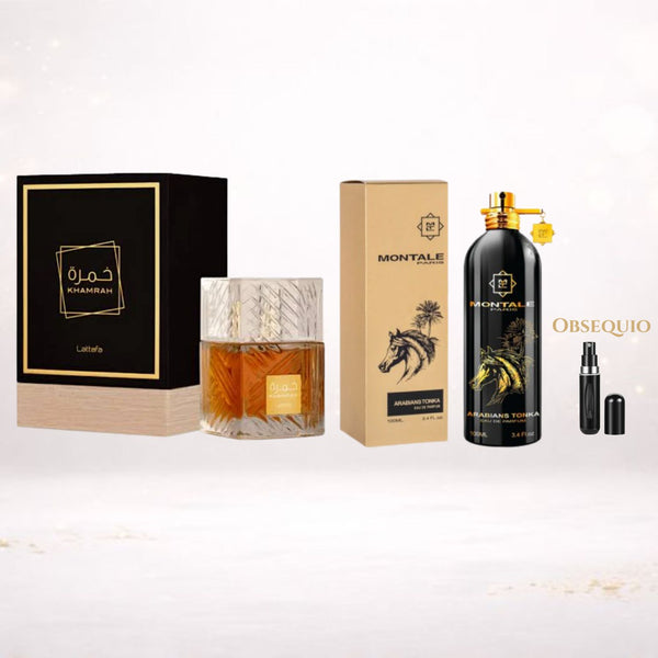 Kit Exclusivo 2x1 Khamrah · Arabians Tonka