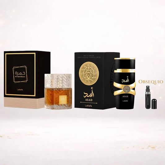 Kit Exclusivo 2x1 Khamrah · Asad