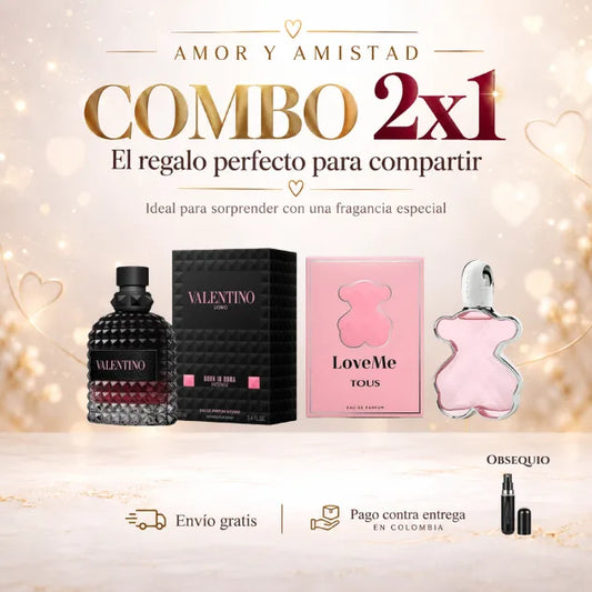 Combo Amor y Amistad Valentino intense 100ml + Love Me Tous 90ml